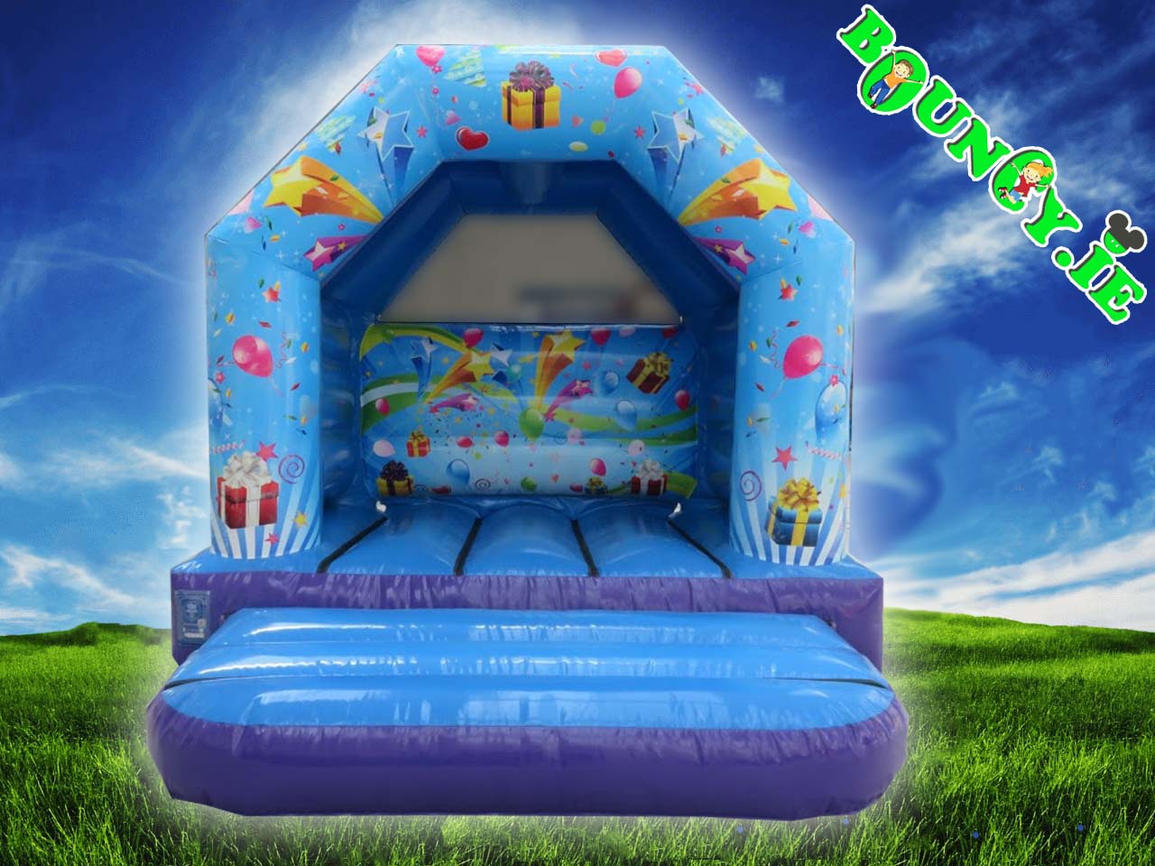 Celebration 10x10ft bouncy castle image 1