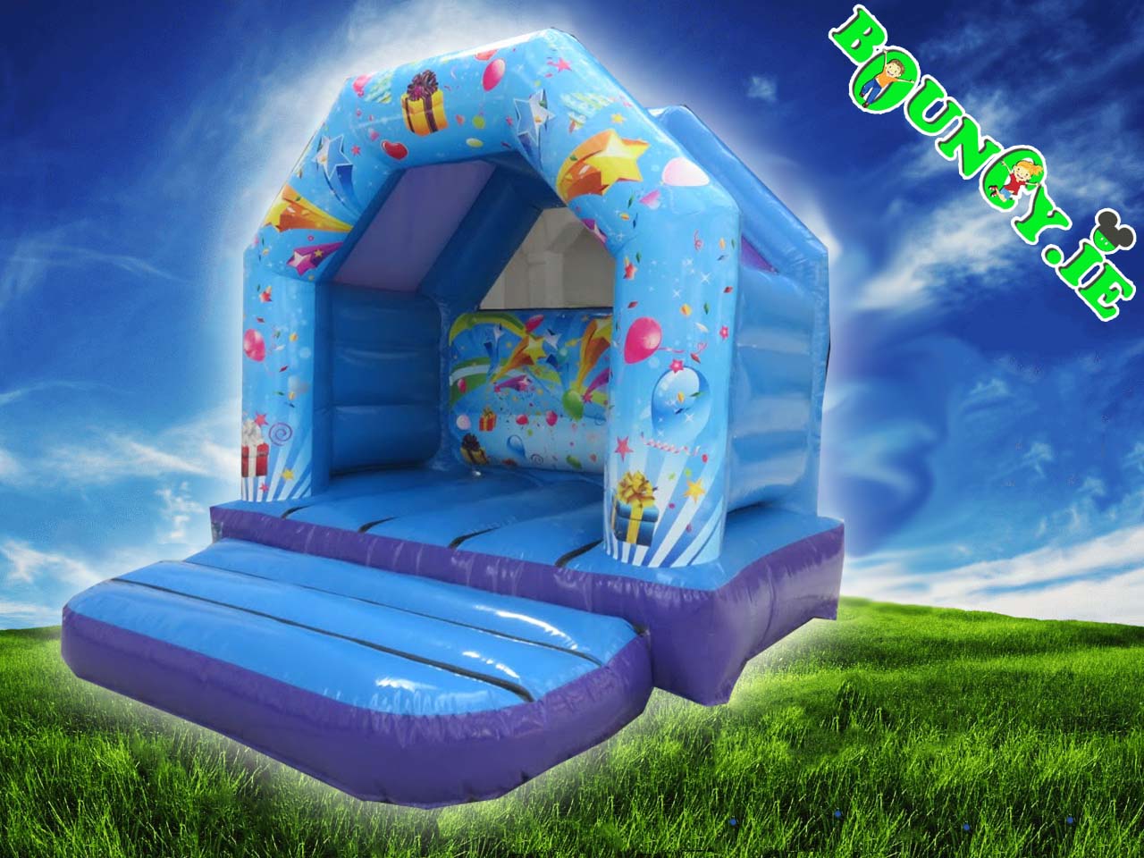 Celebration 10x10ft bouncy castle image 2