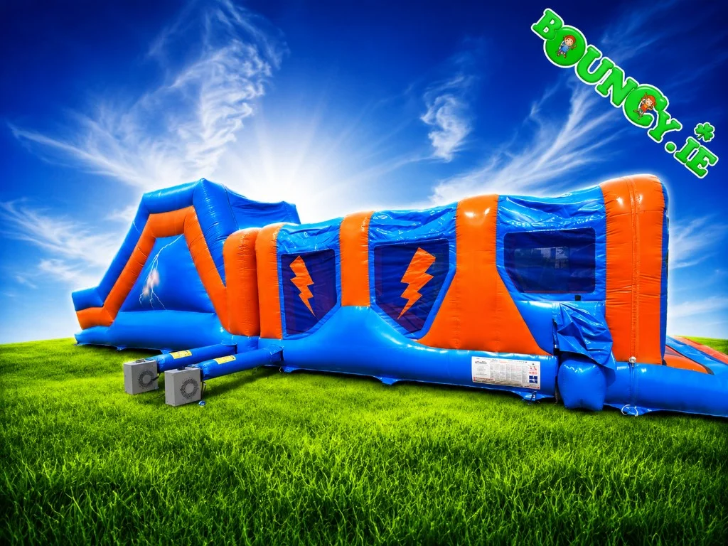 Electric Storm 40x12 obstacle course side view