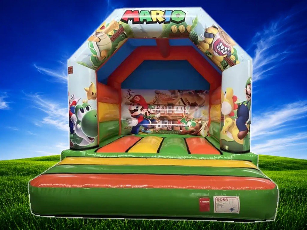 Super Mario bouncy castle 12x12ft