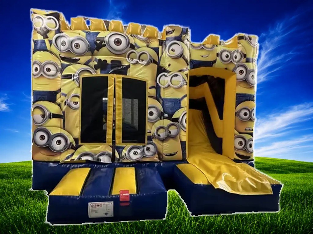 Minions bouncy castle 14x14ft